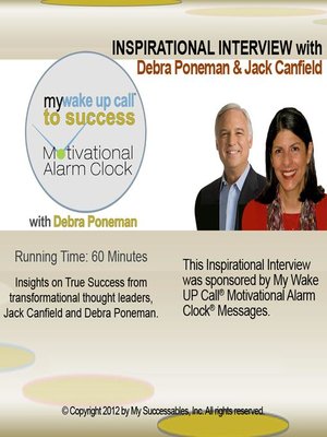 cover image of My Wake UP Call to Success, Inspirational Interview